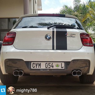 #Repost
///M135i with Acschnitzer exhaust by @mighty786
www.Krautdub.com
#krautdub #bmw#M135i #white #black #stripe #performance #aerodynamic #kit #ACschnitzer#schnitzer#exhaust#unique#love#instapic #F21#carporn #igers #instalove#nofilter  #BMWSUPPORT #bmwstories #bmwrepost