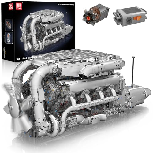 Mould King 10168 Technik V8 Motor Bausteine,...