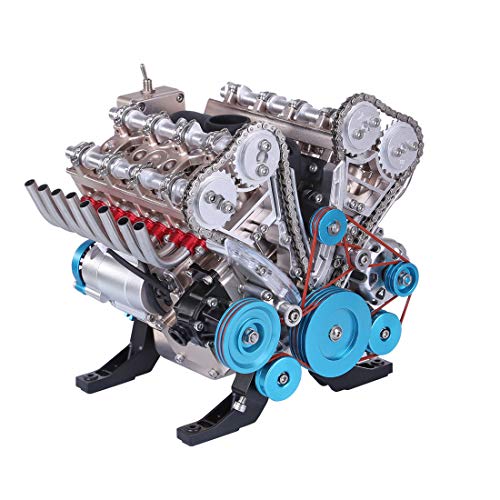 WEIZQ V8 1:3 Motor Bausatz, über 500 Teile 8...