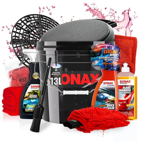 Auto Wascheimer Set: Sonax Waschset (3,5GAL)...