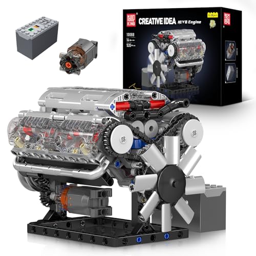 Mould King 10088 Technik V-8-Motor Bausteine...