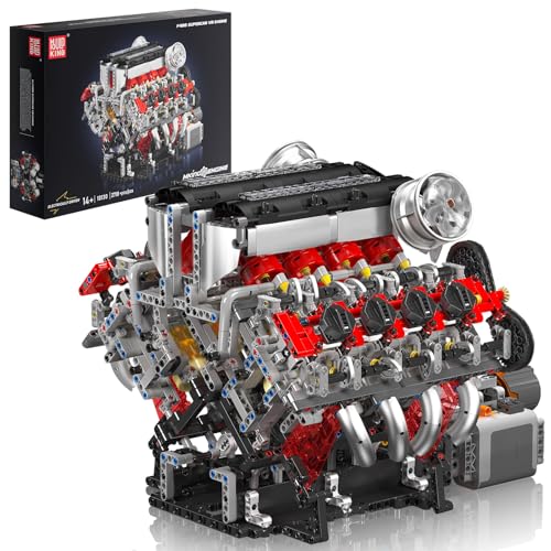 Mould King 10130 Technik V8 Motor Bausatz...