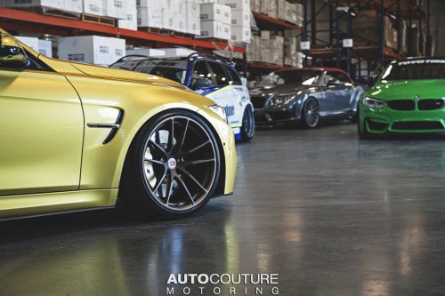 BMW M3 F80 und BMW M4 F82 mit HRE Felgen by Autocoutur