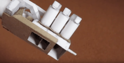 V6 Papiermodell