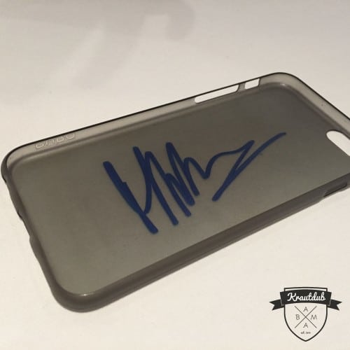Autogramm von Marco Wittmann auf iPhone 6 Cover