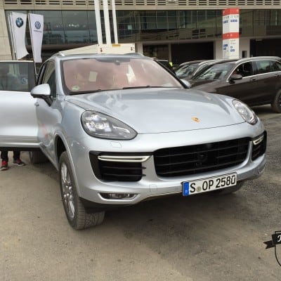 IAA 2015 - SUV Parcour Porsche Cayenne