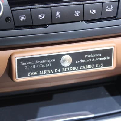 IAA 2015 - Alpina D4 Biturbo Cabrio Interior