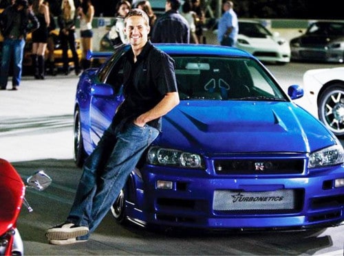 Paul Walker an seinem GTR