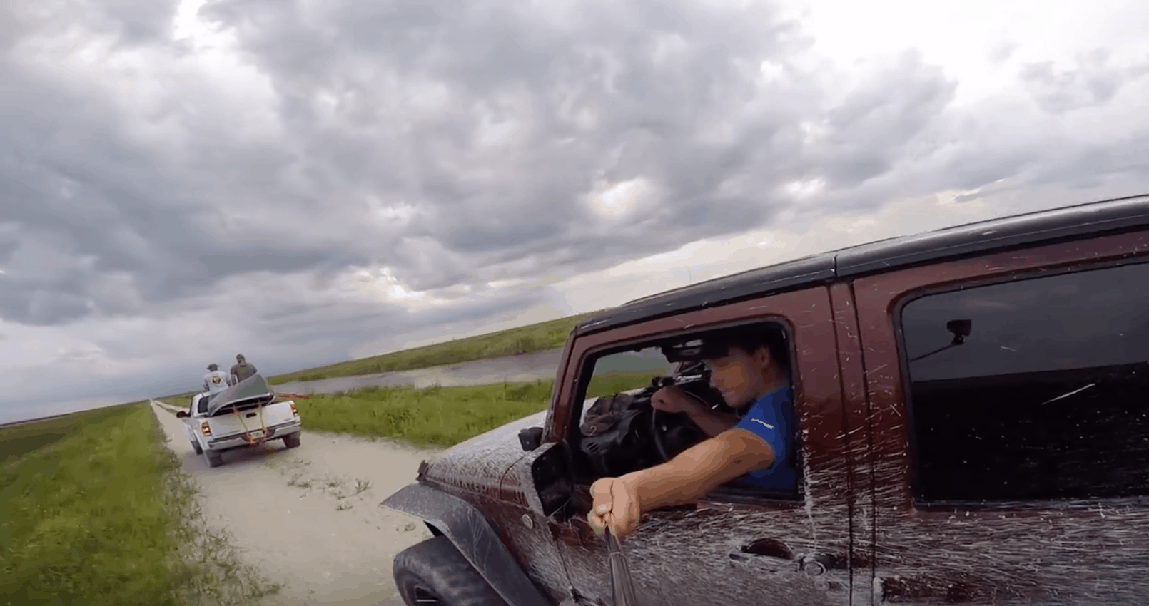 Jeep Selfie - Stick Fail