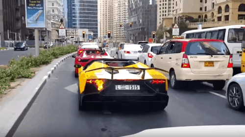 Video: Lamborghini Aventador in Flammen