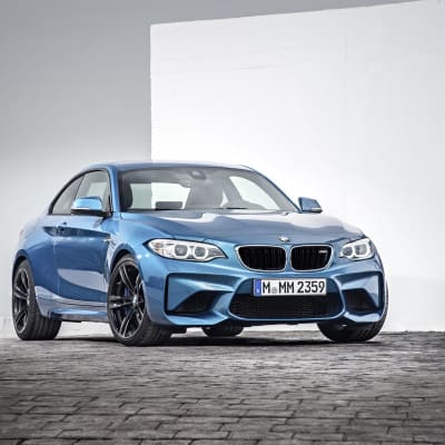 BMW M2 in Long Beach Blue