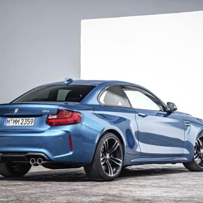 BMW M2 in Long Beach Blue