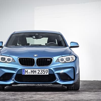 BMW M2 in Long Beach Blue