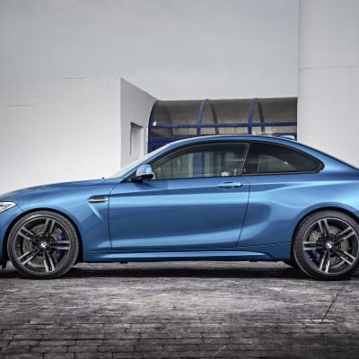 BMW M2 in Long Beach Blue
