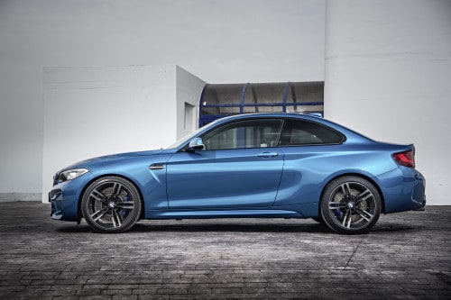BMW M2 in Long Beach Blue