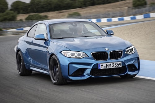 BMW M2 in Long Beach Blue