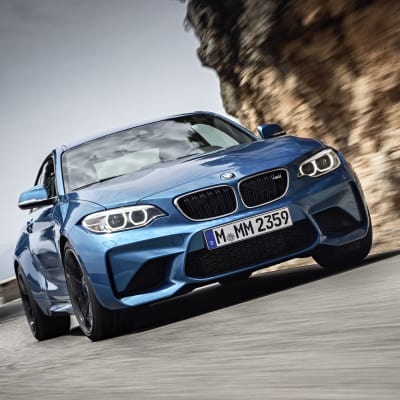 BMW M2 in Long Beach Blue