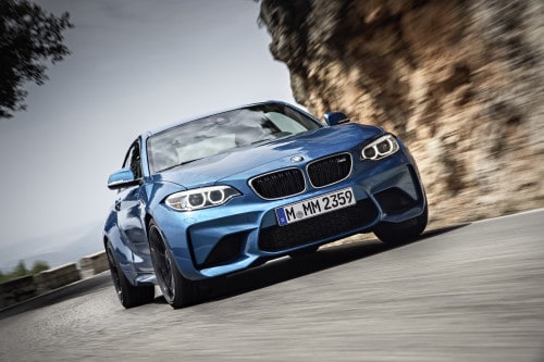 BMW M2 in Long Beach Blue