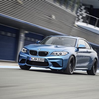 BMW M2 in Long Beach Blue