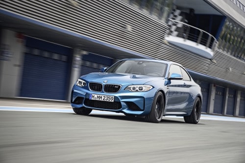 BMW M2 in Long Beach Blue