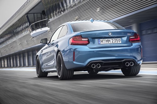 BMW M2 in Long Beach Blue