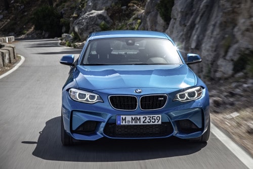 BMW M2 in Long Beach Blue
