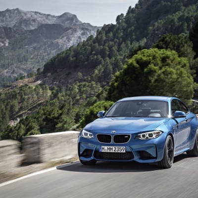BMW M2 in Long Beach Blue