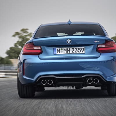 BMW M2 in Long Beach Blue