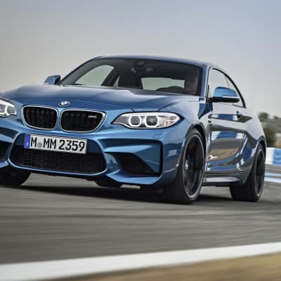 BMW M2 in Long Beach Blue