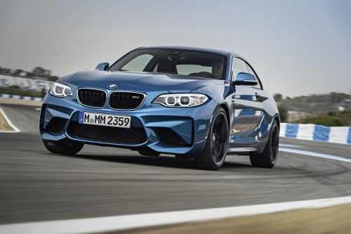 BMW M2 in Long Beach Blue