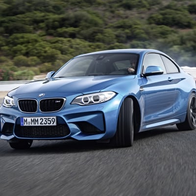 BMW M2 in Long Beach Blue