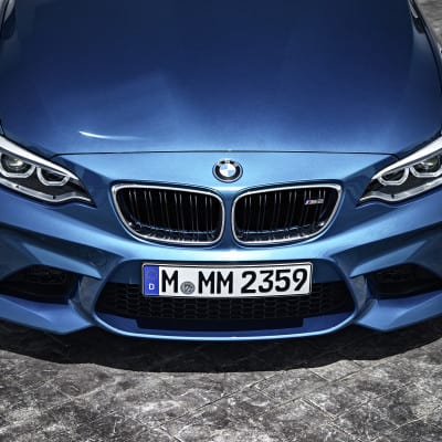 BMW M2 in Long Beach Blue