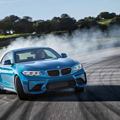 BMW M2 in Long Beach Blue