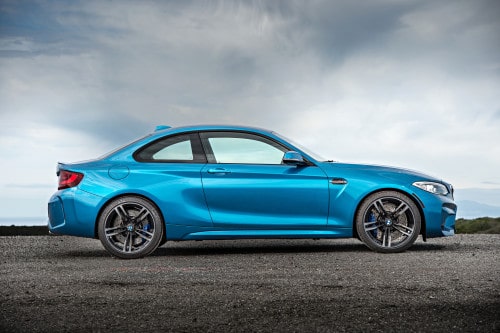 BMW M2 in Long Beach Blue