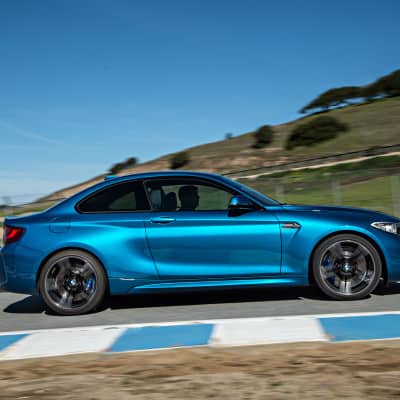 BMW M2 in Long Beach Blue