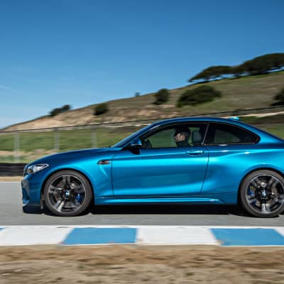 BMW M2 in Long Beach Blue