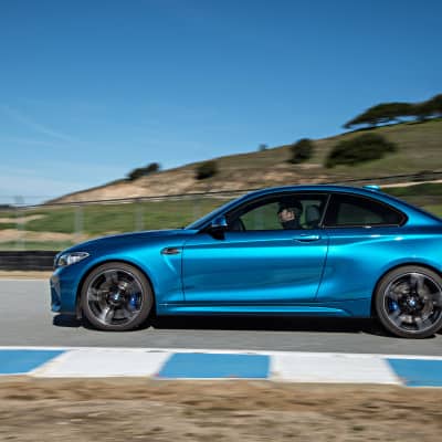BMW M2 in Long Beach Blue