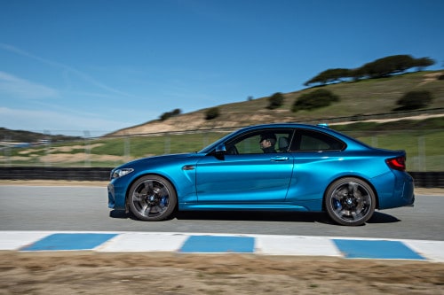 BMW M2 in Long Beach Blue