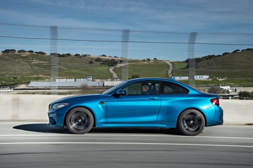 BMW M2 in Long Beach Blue