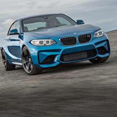 BMW M2 in Long Beach Blue