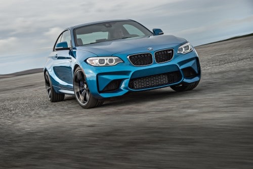 BMW M2 in Long Beach Blue