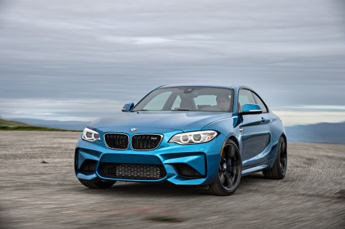 BMW M2 in Long Beach Blue