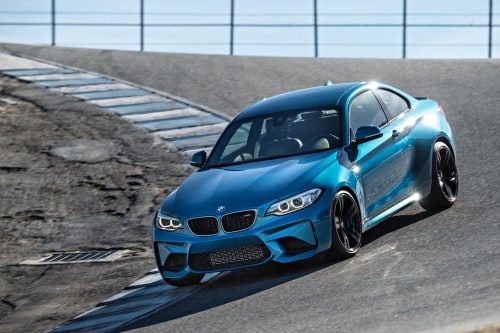 BMW M2 in Long Beach Blue
