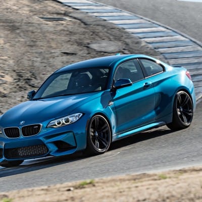 BMW M2 in Long Beach Blue