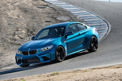 BMW M2 in Long Beach Blue