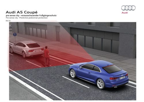 Audi A5 - Fußgängerschutz