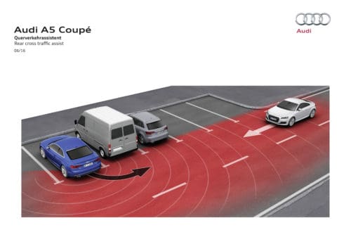 Audi A5 - Querverkehrsassistent