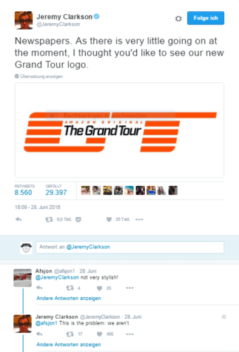 The Grand Tour - Twitter Logo