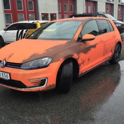 VW Golf im Rost Look