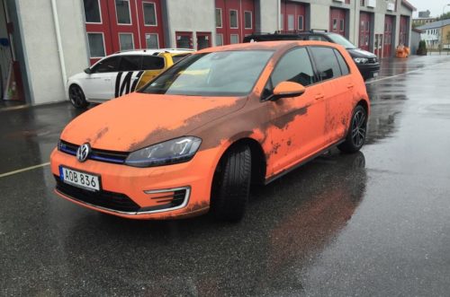 VW Golf im Rost Look